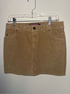 Vineyard Vines Beige/Tan Corduroy Mini Skirt